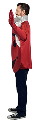 Rasta Imposta Men's Kool Aid Guy, Red/Black/Silver, One Size