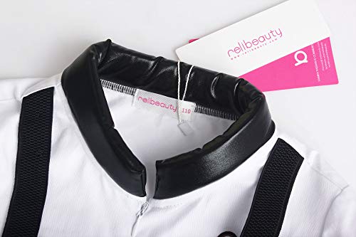 ReliBeauty Boys Girls Kids Children Astronaut Role Play Costume, White, 9-10/150