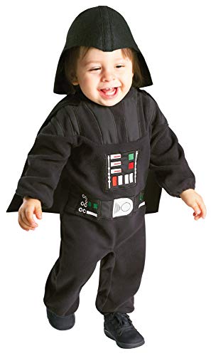 Rubie's Star Wars Darth Vader Romper, Black, 12-24 Months
