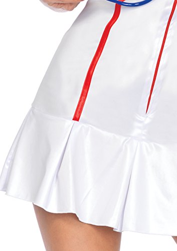 Leg Avenue Women's 3 Pc Head Nurse Costume, White, X-Large