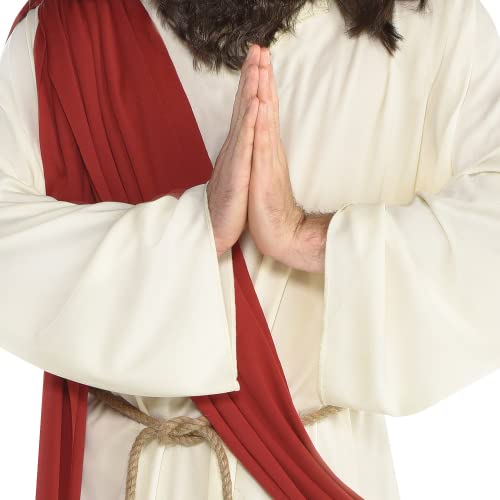 amscan Mens Jesus Costume Set - Standard Adult Size White