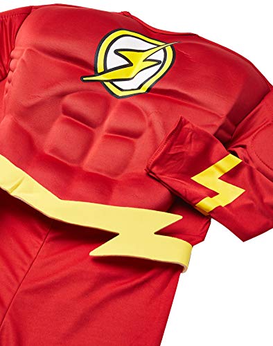 Rubie's DC Comics Deluxe Muscle Chest The Flash Child's Costume, Small
