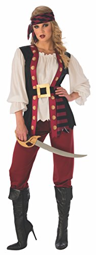 Rubie's womens Lusty Pirate Costume, As Shown, Small US