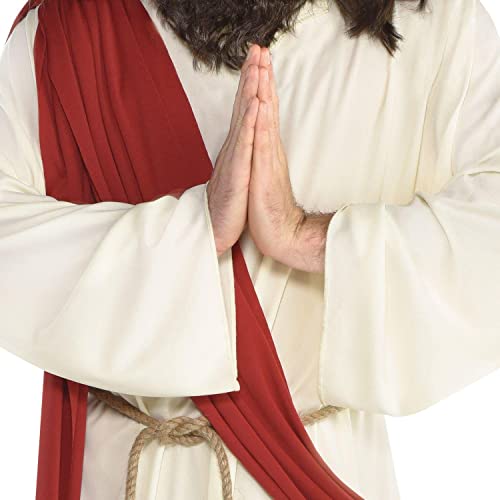 amscan Mens Jesus Costume Set - Standard Adult Size White
