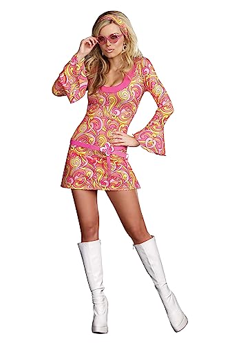 Dreamgirl Women's Go Go Gorgeous Costume, Multi, X-Large
