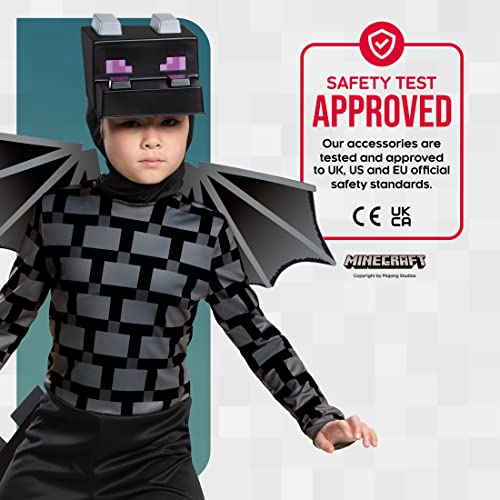 Disguise Minecraft Ender Dragon Costume for Kids, Video Game Inspired Character Outfit, Classic Child Size (10-12)