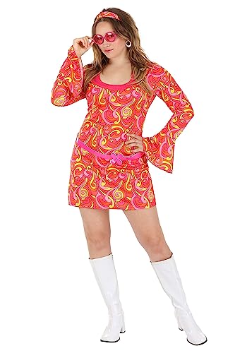 Dreamgirl Women's Go Go Gorgeous Costume, Multi, X-Large