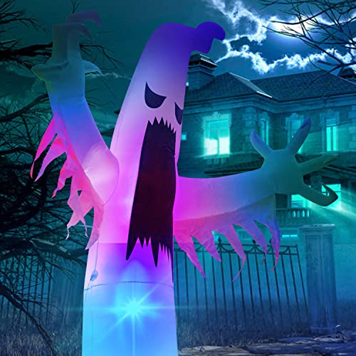 12 FT Giant Scary Ghost Inflatable for Halloween
