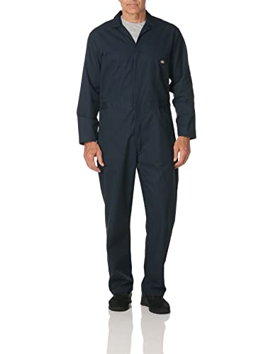 Dickies Men's Basic Blended Coverall, Dark Navy, 2XL Tall