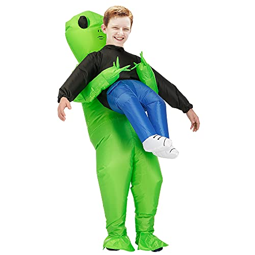 Stegosaurus Inflatable Alien Costume Inflatable Halloween Costumes Blow Up Alien Costume for Halloween, Easter,Christmas