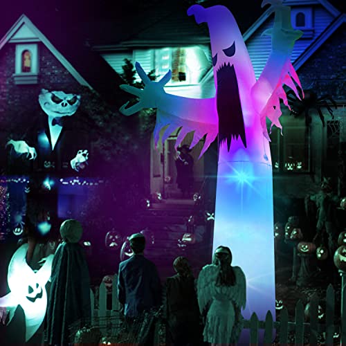 12 FT Giant Scary Ghost Inflatable for Halloween
