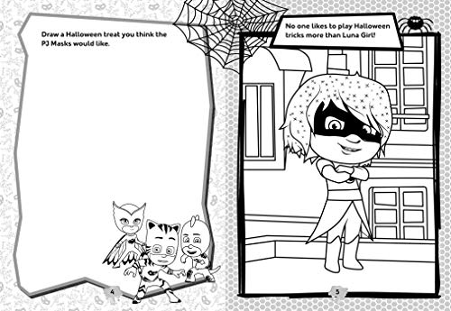 PJ Masks: Halloween Heroics (Coloring Book with Covermount)