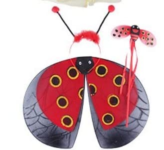 Itotoheart Ladybug Wings For Girls Ladybug Tutu Dress Up Kids Halloween Costume Birthday Party
