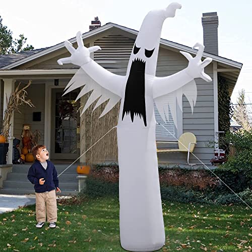 12 FT Giant Scary Ghost Inflatable for Halloween