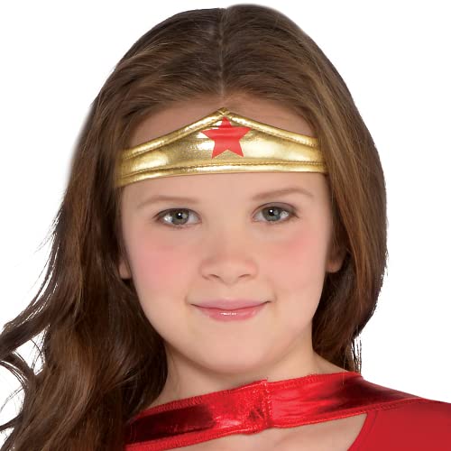 Costumes USA Wonder Woman Halloween Costume for Girls, DC Comics, Large (12-14), Includes Dress, Cape, Headband and More