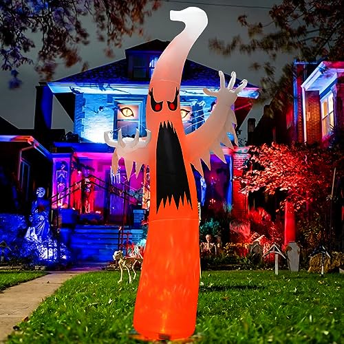 12 FT Halloween Ghost Inflatable Yard Decoration