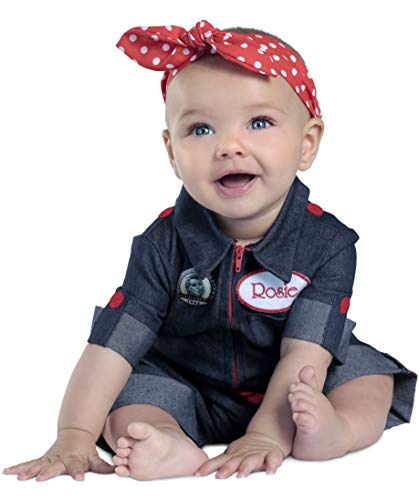 Princess Paradise Baby Girls Rosie The Riveter Costume, As Shown, 12 to 18 Months US
