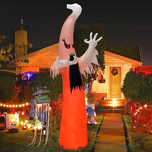 12 FT Halloween Ghost Inflatable Yard Decoration