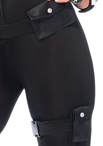 Leg Avenue Women's Deluxe Swat Commander, Black, Large