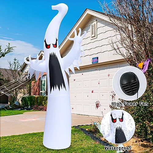 12 FT Halloween Ghost Inflatable Yard Decoration