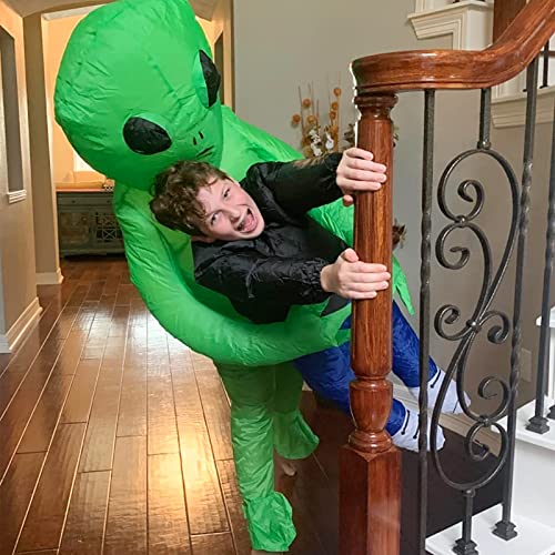 Stegosaurus Inflatable Alien Costume Inflatable Halloween Costumes Blow Up Alien Costume for Halloween, Easter,Christmas