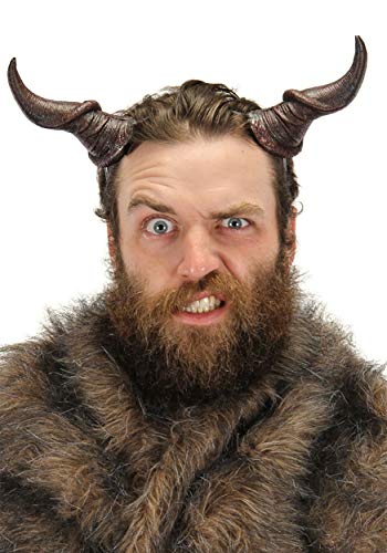 elope Beast Horns Costume Accessory with Adjustable Band Standard Bronze