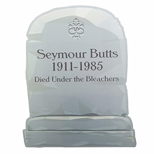 Set of 6 Halloween Signs | Weatherproof Signs | Indoor, Outdoor Decoration | Ideal for Haunted Houses, Theater Props, Lawn Art | Tombstone Set