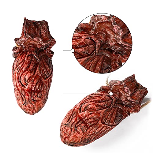 Halloween Blood Weapon Garland Banner Props Fake Scary Severed Hand Broken Body Parts for Haunted House Halloween Vampire Zombie Party Decorations Supplies (6pcs Body Parts + 20pcs Weapons)