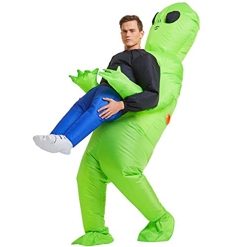 Alien Rider Inflatable Halloween Costume for Adults