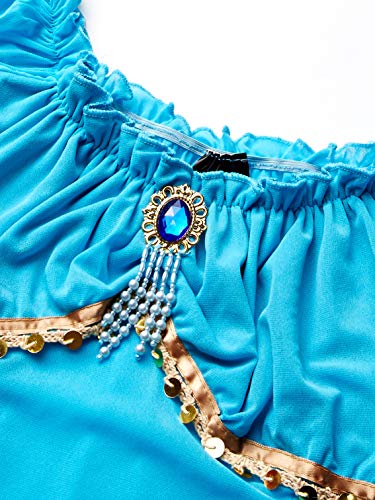 Arabian Princess Costume - Turquoise for Women (Large)
