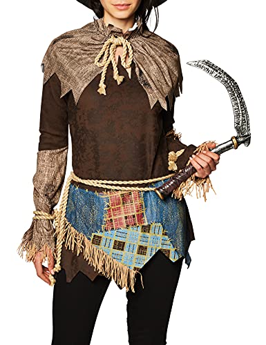 Creepy Scarecrow Womens Costume X-Large Brown