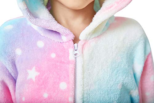 HQFURS Kids Unisex Unicorn Costume Animal Onesie Pajamas Halloween Christmas Gifts 6t