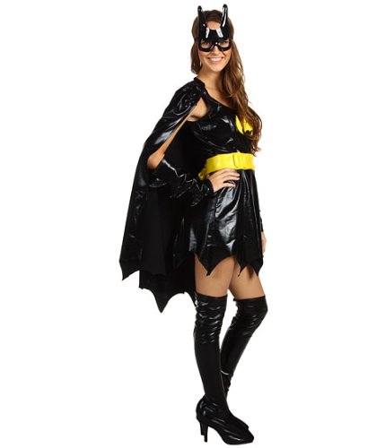 Secret Wishes Women's DC Comics Deluxe Batgirl Costume, Black, Large