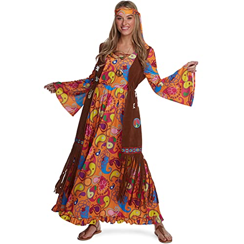 Morph - Hippie Costume Women - Hippie Dress - 70s outfits - 70s Costume For Women - Hippie Dress Costume Women - 60s Costume For Women - 70's Dress -Size XXL