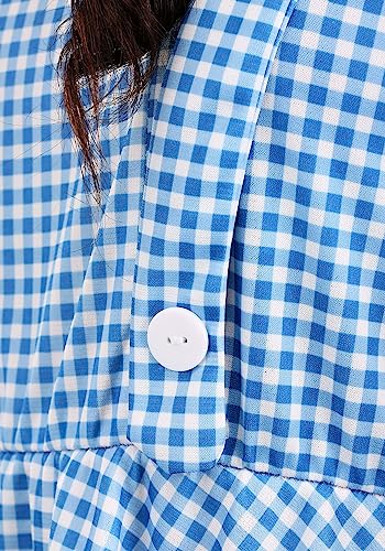 Rubie's womens Wizard of Oz Dorothy Dress and Hair Bows Adult Sized Costumes, Blue/White, Large US