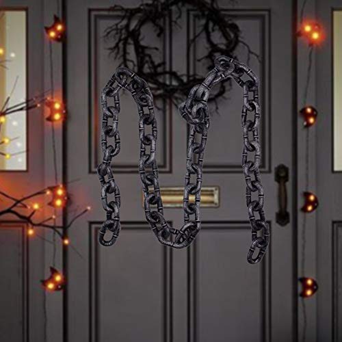 Zcaukya Halloween chains, Plastic Chains Props, 6 Feet Decoration Chain, Great for Costume Party