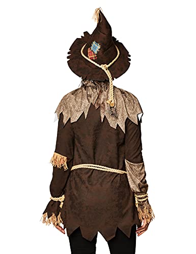 Creepy Scarecrow Womens Costume X-Large Brown