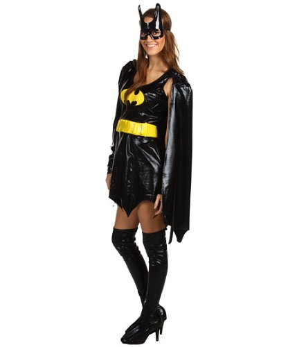 Secret Wishes Women's DC Comics Deluxe Batgirl Costume, Black, Large