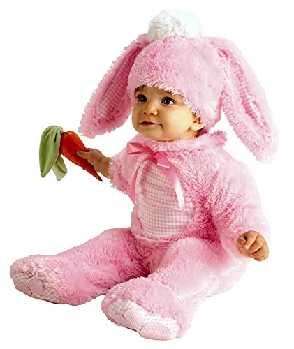 Rubie's Baby Girls' 12-18 Months Precious Little Rabbit Infant and Toddler Costume, Pink