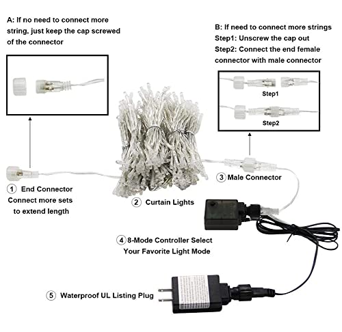 Twinkle Star, 5 Inches Indoor Outdoor, LED String Light with Remote Control Timer for Christmas Wedding Party Home Garden Bedroom Decoration, Purple