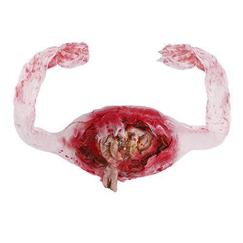 MioCloth Creepy Halloween Zombie Costume Scary Fake Bloody Guts Organ Tummy Large Intestine Waistband Makeup Party Cosplay Decoration Haunted House Props Horrible Costume Gag Trick Toys Accessories