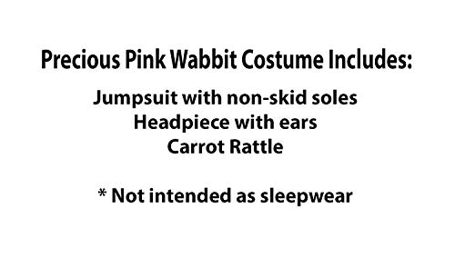 Rubie's Baby Girls' 12-18 Months Precious Little Rabbit Infant and Toddler Costume, Pink