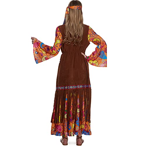 Morph - Hippie Costume Women - Hippie Dress - 70s outfits - 70s Costume For Women - Hippie Dress Costume Women - 60s Costume For Women - 70's Dress -Size XXL