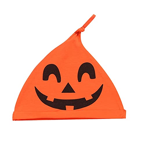 bakjuno Baby Boy My First Halloween Outfit Pumpkin Long Sleeve Pants Set(0-3 Months) Black