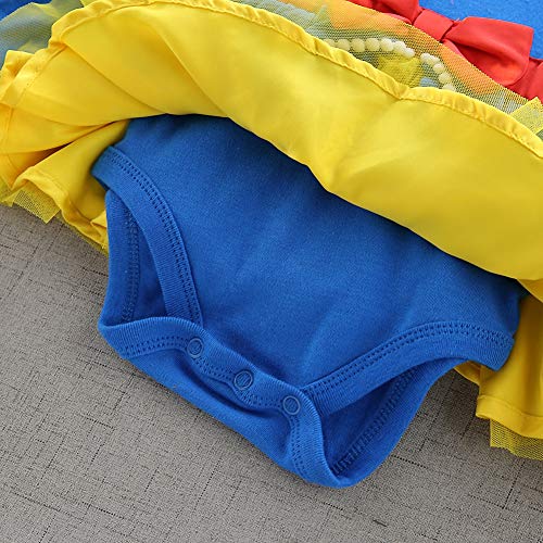 Lito Angels Baby Girls Princess Costume Onesie Romper Bodysuit Halloween Christmas Dress Up Size 3-6 Months