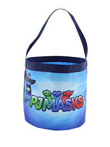 Disney PJ Masks Boys Girls Collapsible Gift Basket Bucket Gift Tote Bag (One Size, Blue)