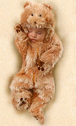 Princess Paradise Baby Snuggle Bear Deluxe Costumes, Tan, 3 to 6 Months US