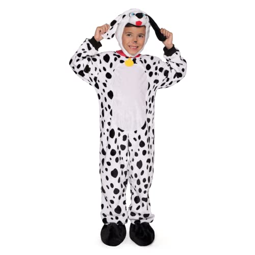 Spooktacular Creations Baby Dalmatian Puppy Costume for Infant Toddler Kids Dog Costume Halloween Trick or Treat Party (6-12 months)