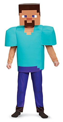 Steve Deluxe Minecraft Costume, Small, Multicolor - Holiday