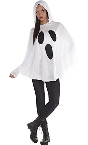 Spooky Elegance: Ghost Poncho Women's Spirit Costume (Adult)